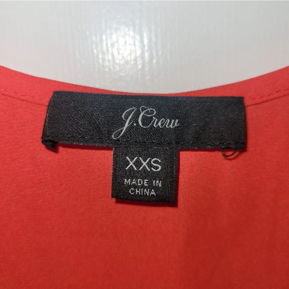 Women's J.Crew Red XXS Tank Top